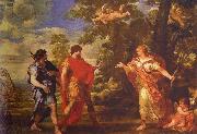 Pietro da Cortona Venus as Huntress Appears to Aeneas oil painting on canvas